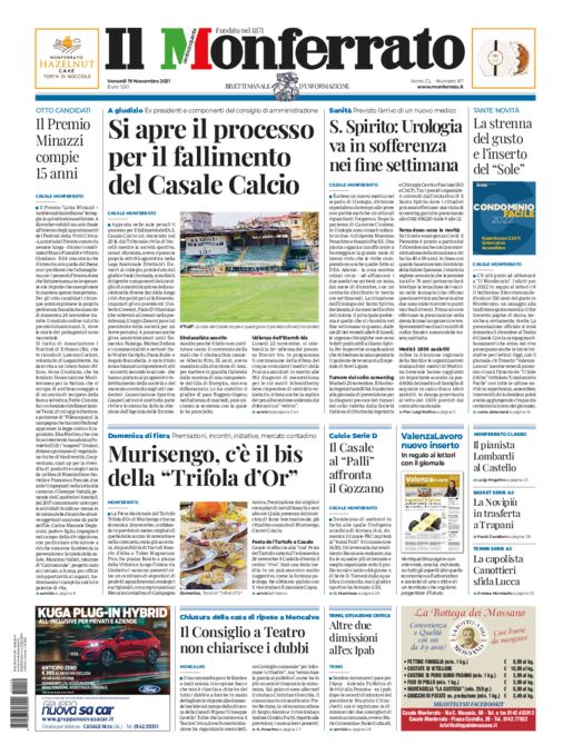 Il Monferrato - Edizione 87 del 19/11/2021